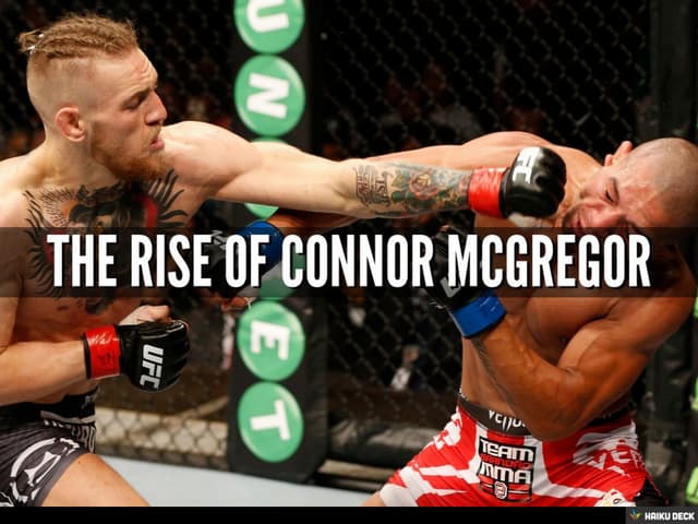 The Rise Of Connor McGregor