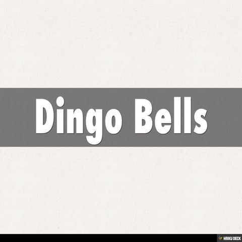 Dingo Bells