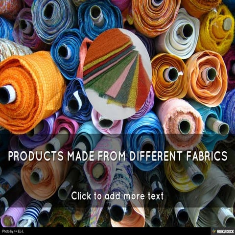 PRODUCTS USED IN DAY TO DAY LIVES