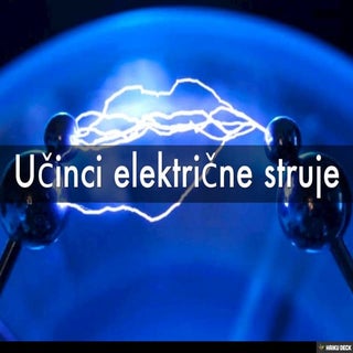 Učinci električne struje