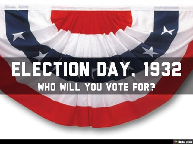 United States presidential elections of 19321964