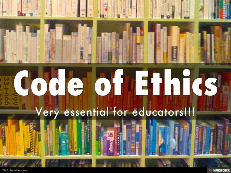 Code of Ethics