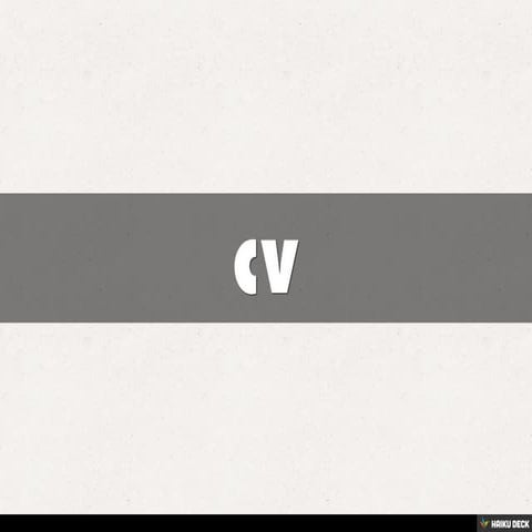 cv