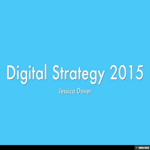 Digital Strategy 2015