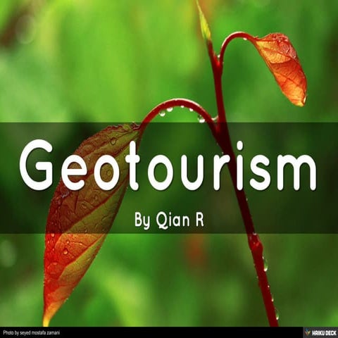 Geotourism