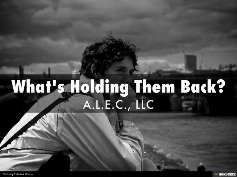 What's Holding Them Back?