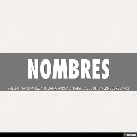 NOMBRES