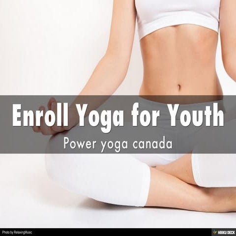 Enroll Yoga for Youth