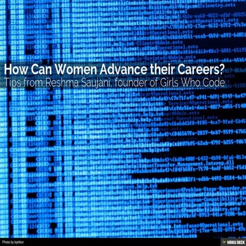 How Can Women Advance their Careers?