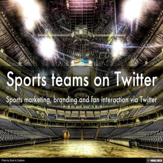Sports team and fan interaction on ...