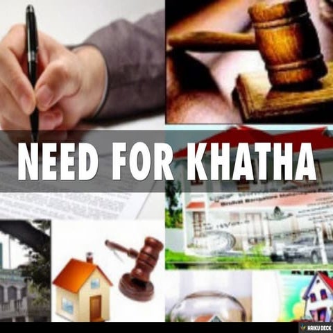 NEED FOR KHATHA