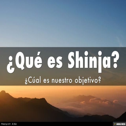 ¿Qué es Shinja? | PDF