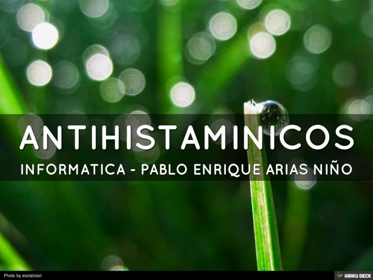 antihistamínicos agrandados de la próstata