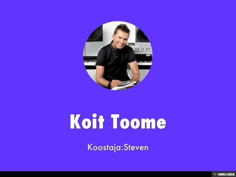 Koit Toome