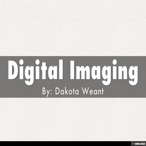 Digital Imaging