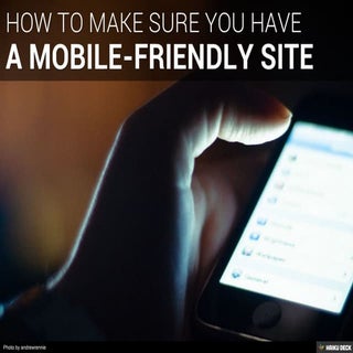 Having a Mobile-Friendly Site