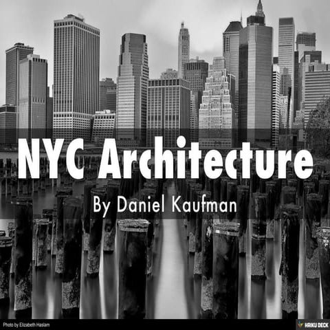 NYC Architecture by Daniel Kaufman