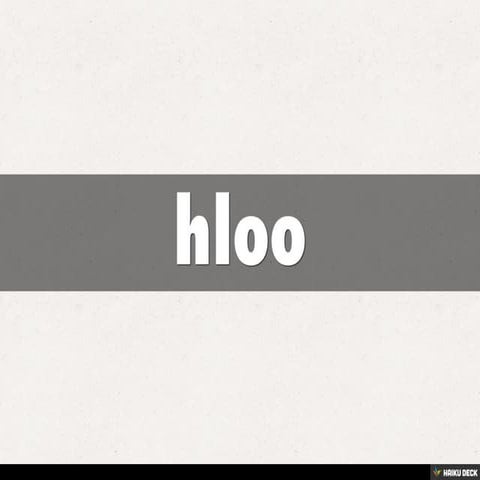 hloo | PDF