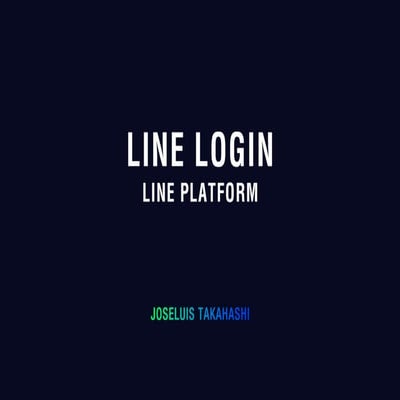 A 4 line login - line platform