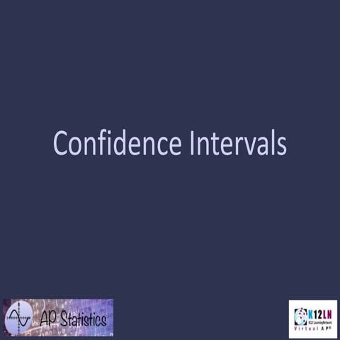 A.6  confidence intervals