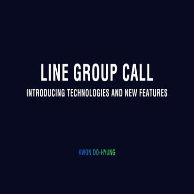 A 8 line group call