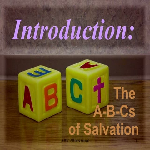 A B C All Have Sinned. 2003 | PPT