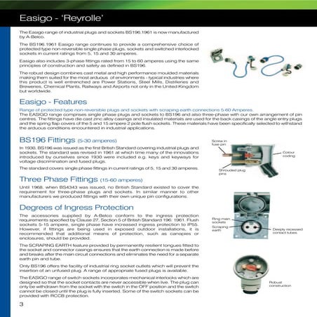 A-Belco Reyrolle Easigo Range - Industrial Plugs, Sockets, Connectors ...