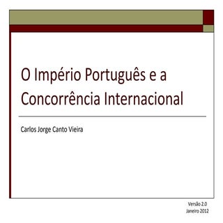A Crise Do Império Português