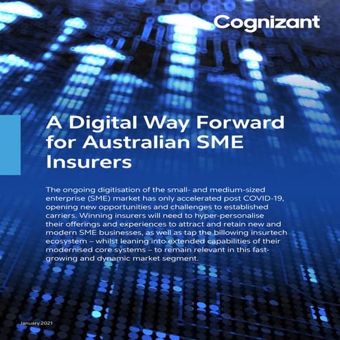 A Digital Way Forward for Australian SME Insurers
