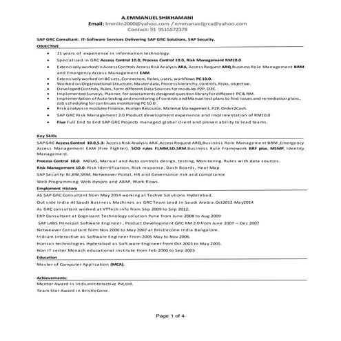 A emmanuel-sap-grc- consultant ( ac,pc,rm) resume-sf