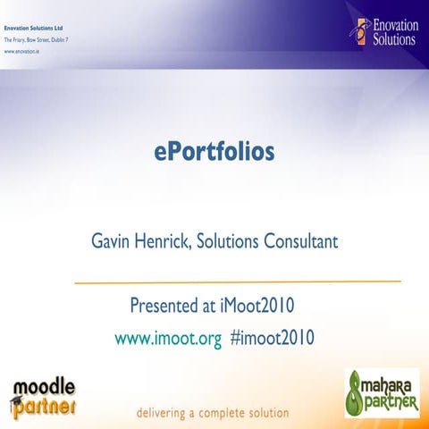 Eportfolio Presentation