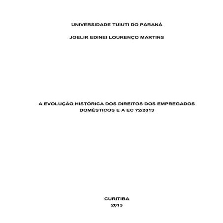 A evolucao-historica-dos-direitos-dos-empregados-domesticos-e-a-ec-72-2013