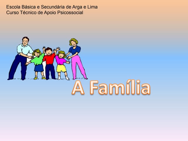 A familia-sociologia-power-point