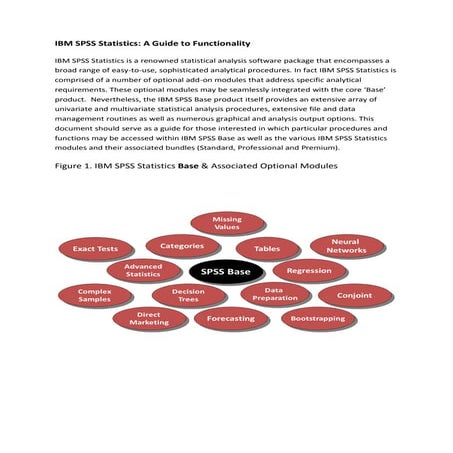A Guide to SPSS Statistics 