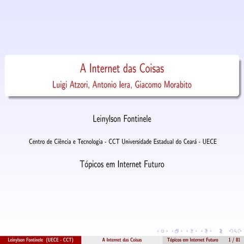 A Internet das Coisas