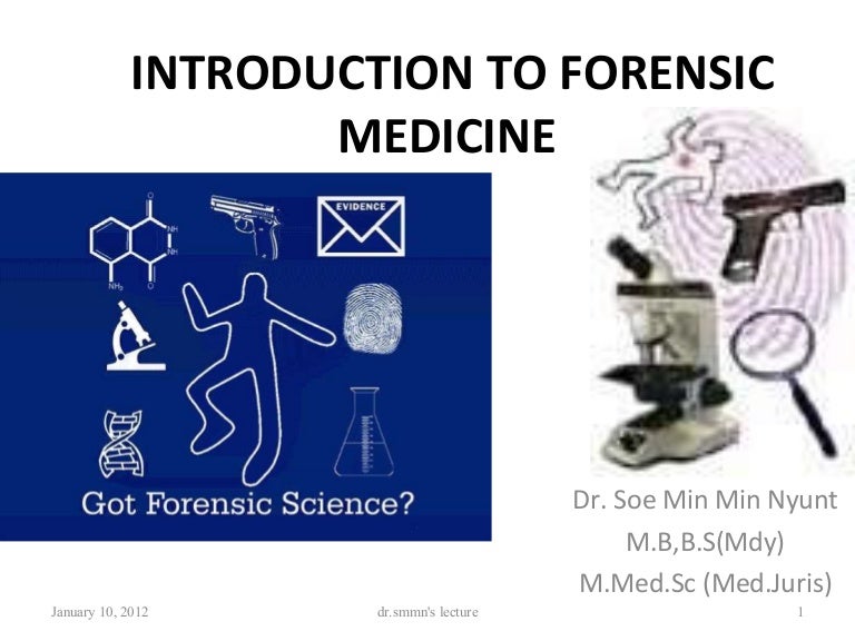 A. introduction to forensic medicine