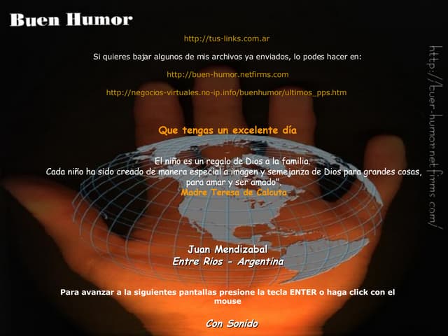 A La NiñEz Del Mundo