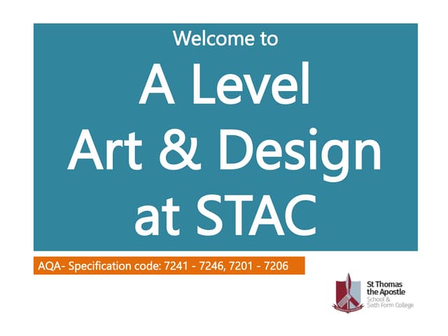A level art and design pptx a-level-art-and-design-pptx
