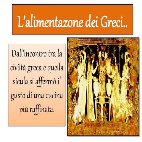 L'alimentazione dei Greci