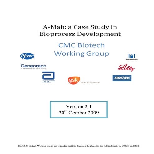 QbD Model Case Study of MONOCLONAL ANTIBODY : A-Mab.