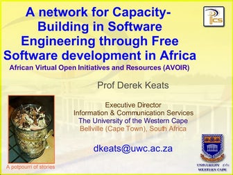 A network for Capacity-Building in Software Engineering in Africa