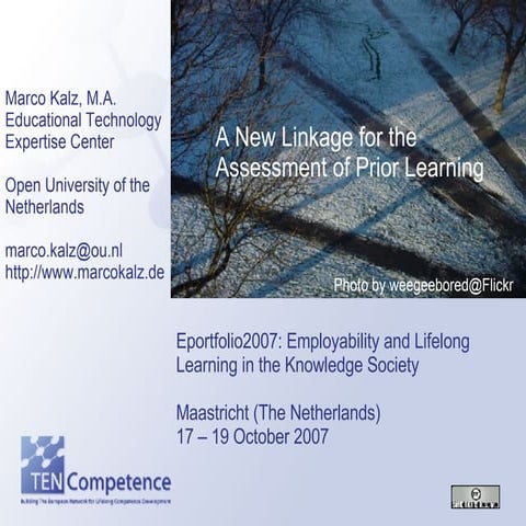 A New Linkage for Prior Learning Assessment