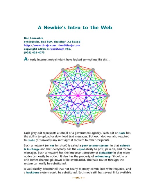 A Newbie's Intro to the Web