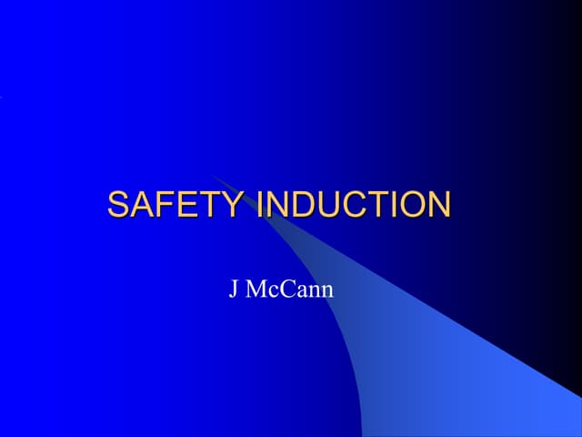 A  Part 1 Safety Induction