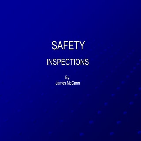 A  Part 9 Safety Inspections By J Mc Cann