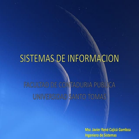 A. sistemas de informacion