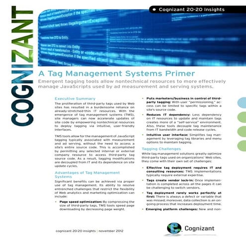 Tag management system