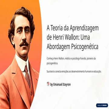 Henri wallon biografia conceitos | PPTX