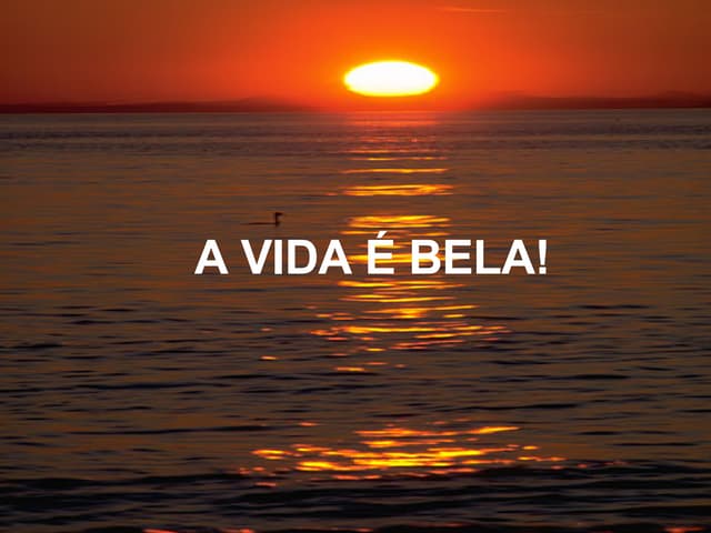 A Vida E Bela