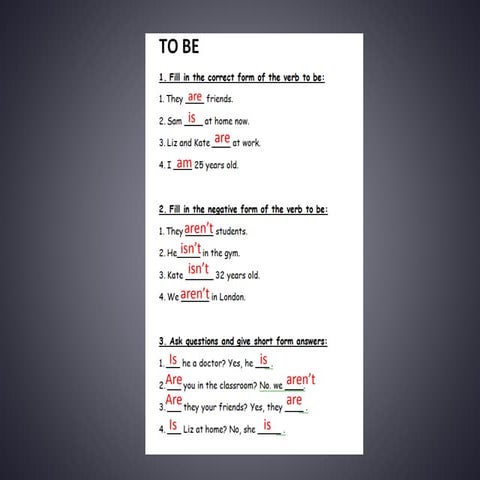 present continous presentatıon materıal